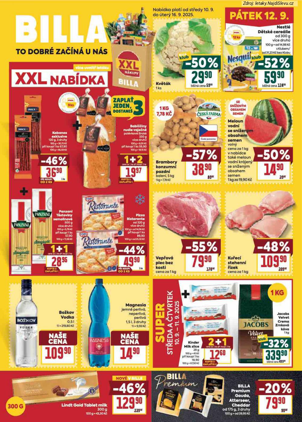 Letk BILLA (10. 9. - 16. 9. 2025) - strana 1 z 36