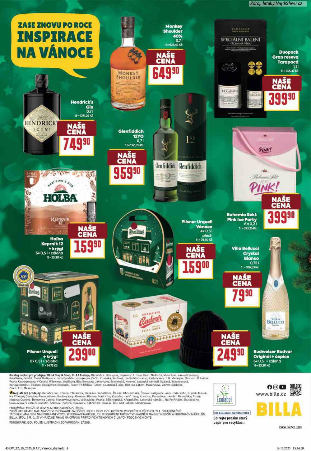 Letk BILLA (22. 10. - 31. 12. 2025) - strana 8 z 8