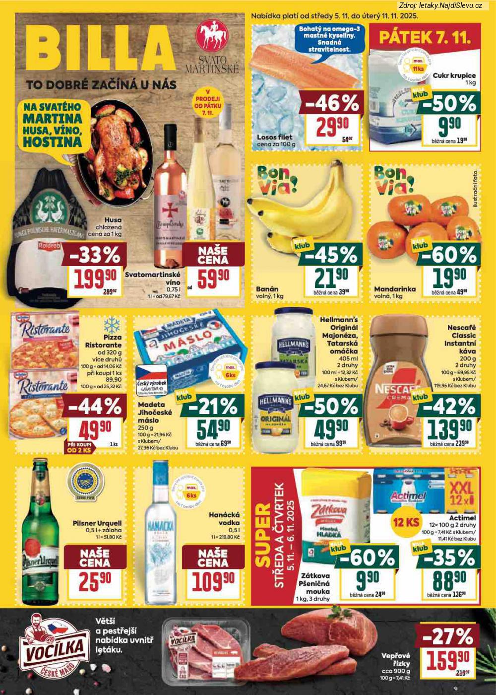 Letk BILLA (5. 11. - 11. 11. 2025) - strana 1 z 38