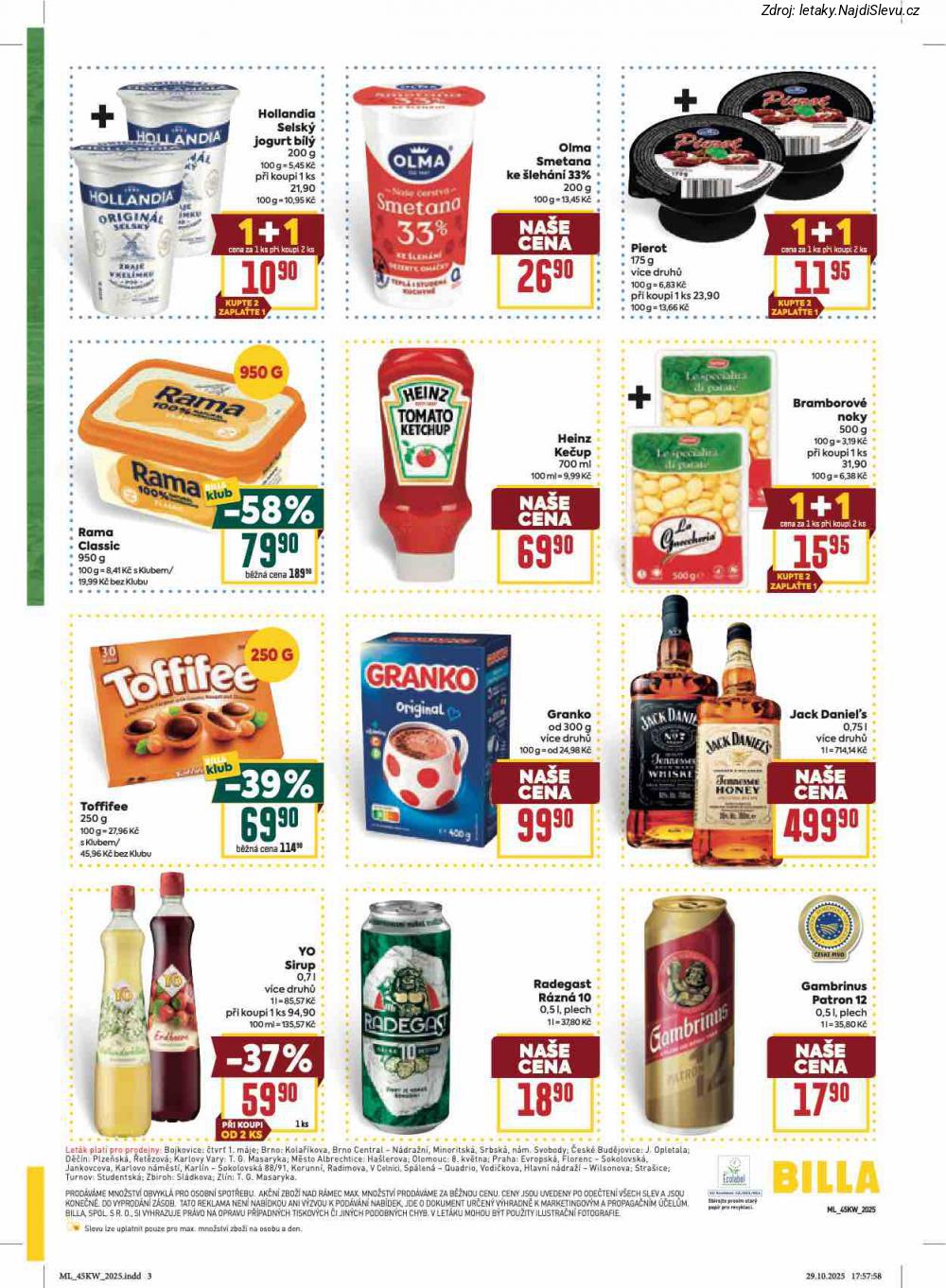 Letk BILLA (5. 11. - 11. 11. 2025) - strana 3 z 4