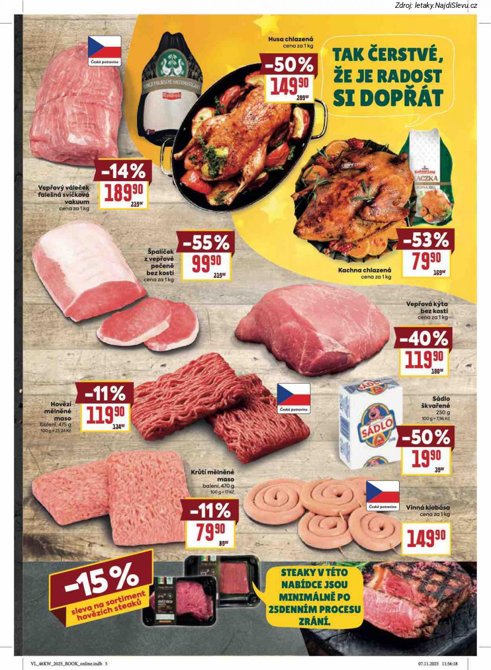 Strana 7 - leták BILLA (12. 11. - 18. 11. 2025)