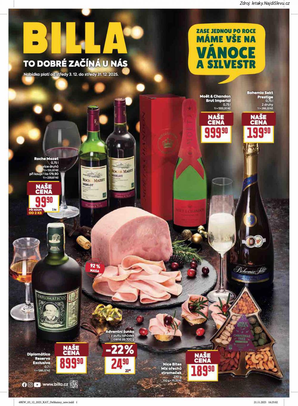 Let�k BILLA (3. 12. - 31. 12. 2025) - strana 1 z 32