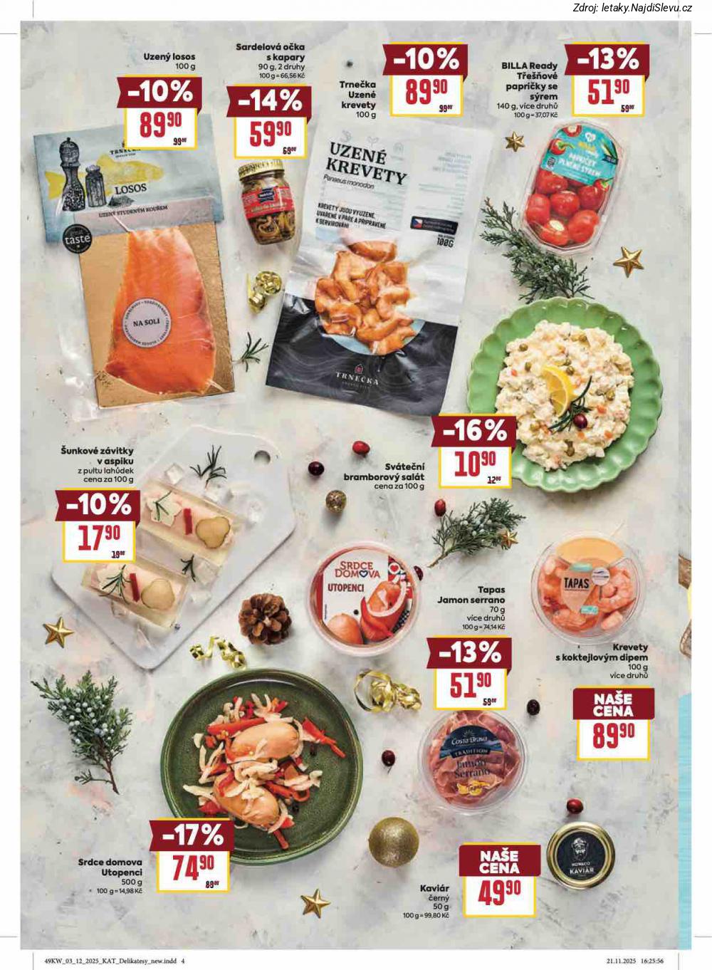 Let�k BILLA (3. 12. - 31. 12. 2025) - strana 4 z 32