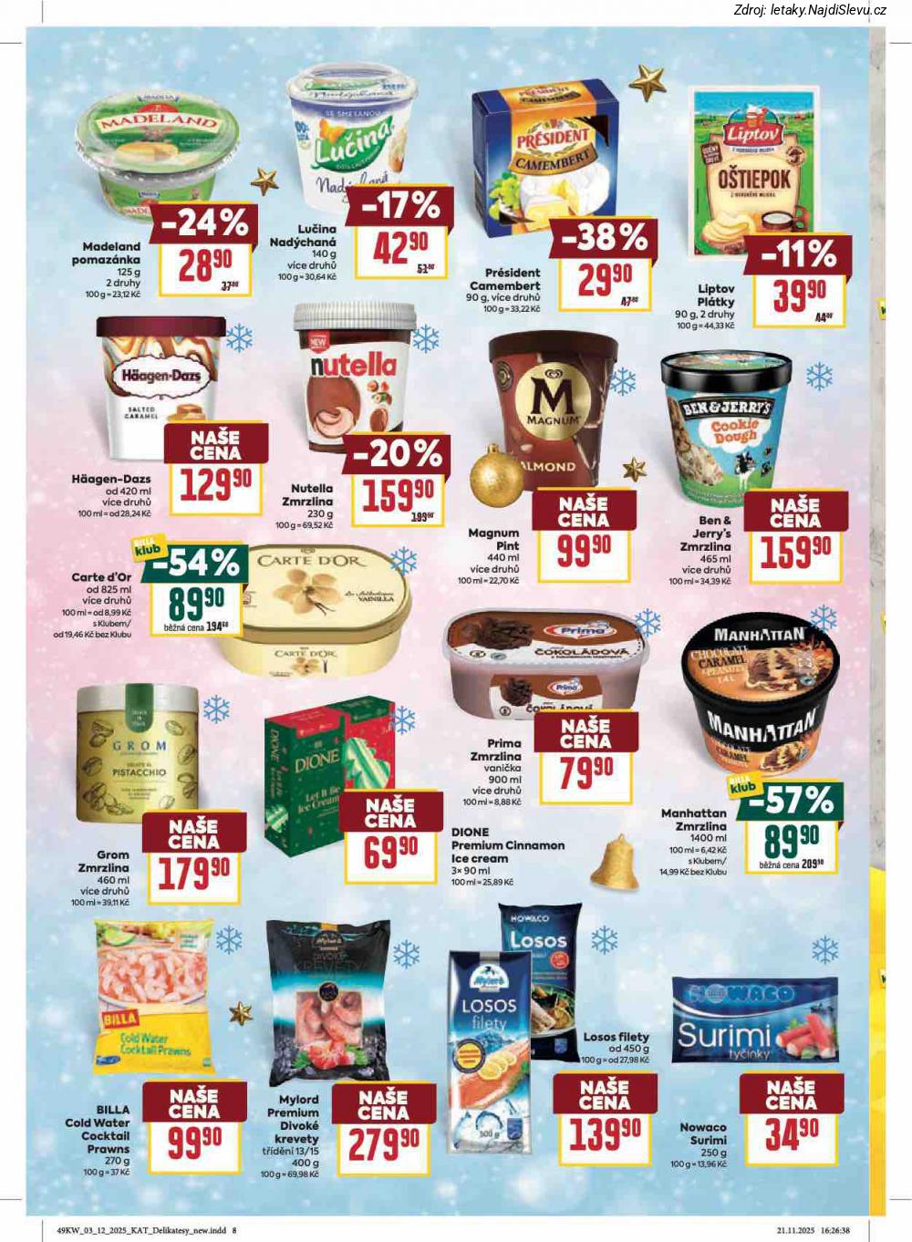 Let�k BILLA (3. 12. - 31. 12. 2025) - strana 8 z 32