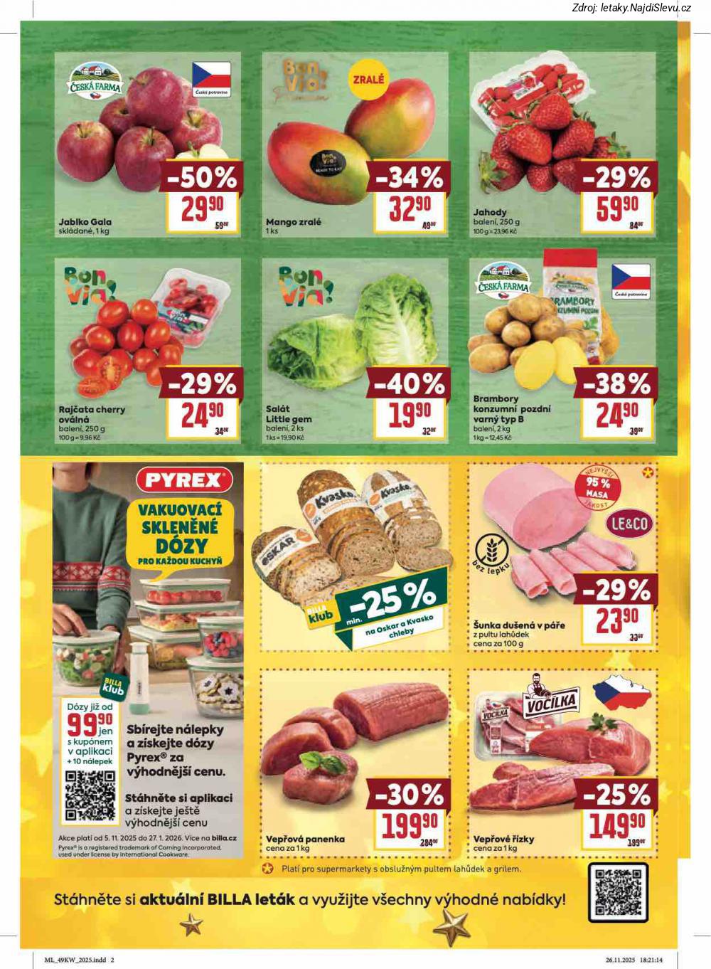 Let�k BILLA (3. 12. - 9. 12. 2025) - strana 2 z 4