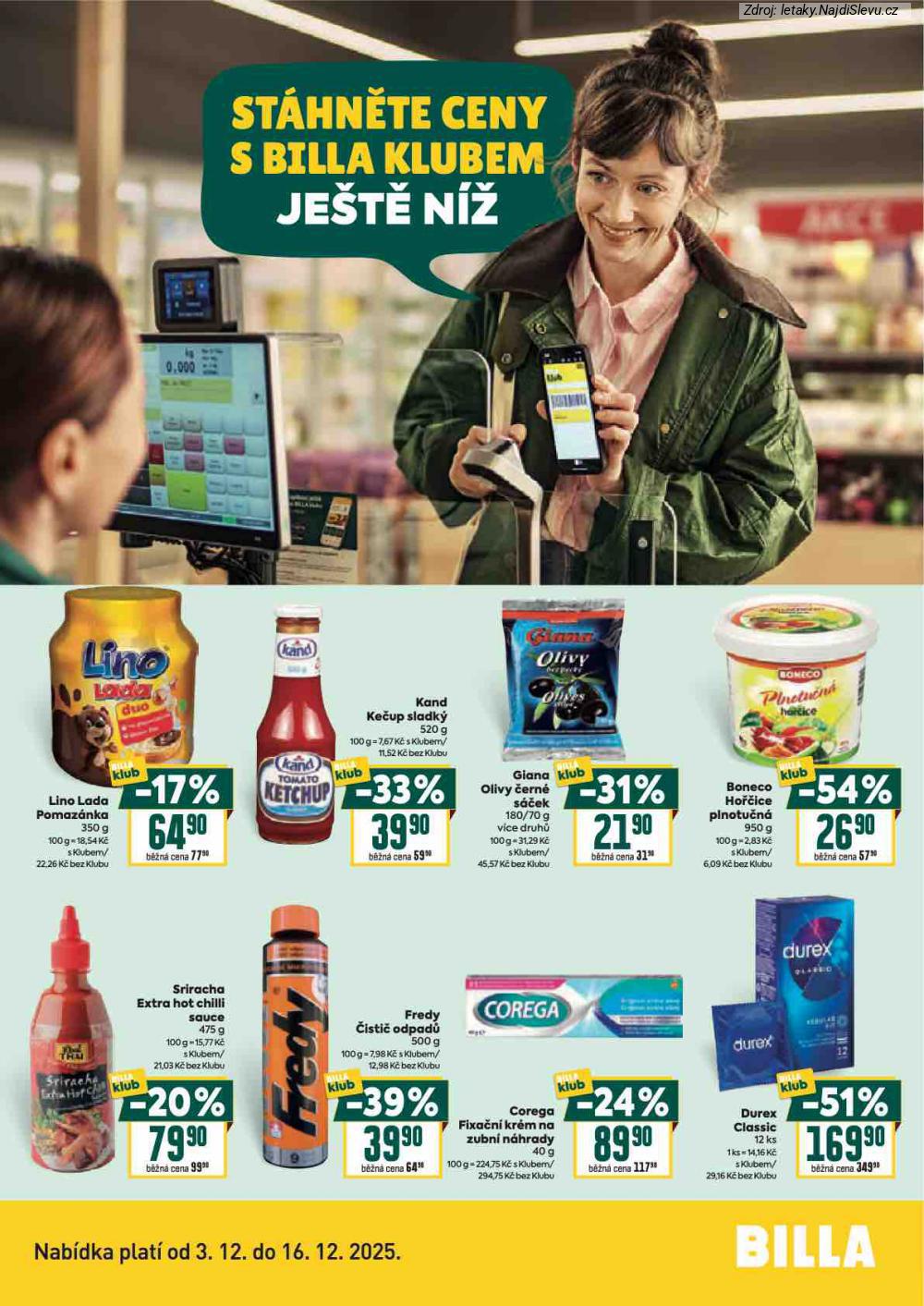 Let�k BILLA (3. 12. - 16. 12. 2025) - strana 2 z 2