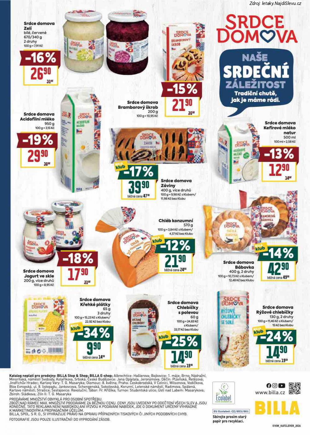 Let�k BILLA (2. 1. - 27. 1. 2026) - strana 8 z 8