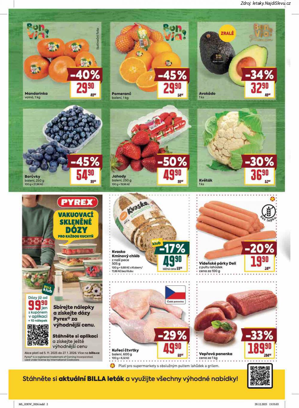 Let�k BILLA (7. 1. - 13. 1. 2026) - strana 2 z 4