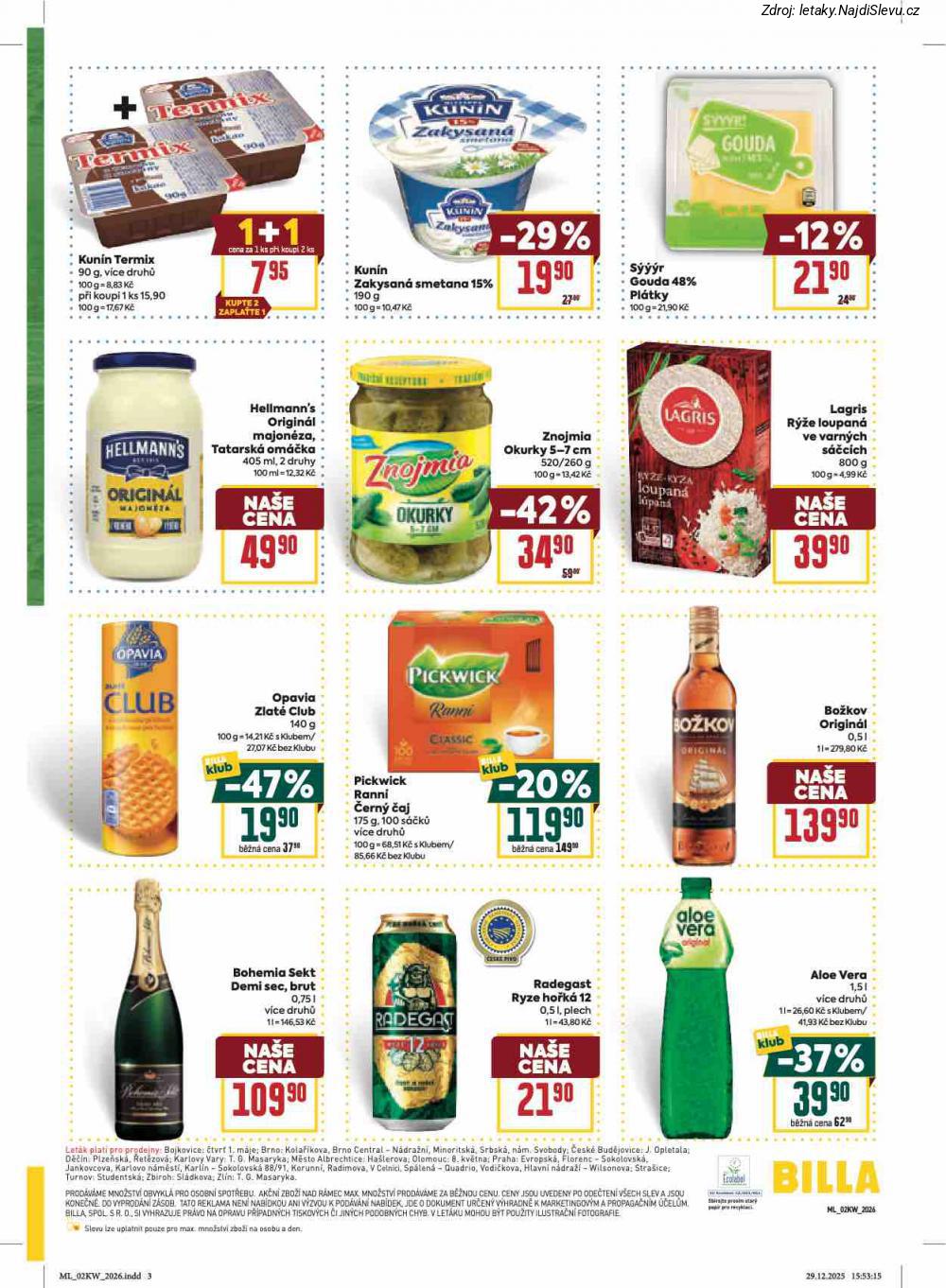 Let�k BILLA (7. 1. - 13. 1. 2026) - strana 3 z 4