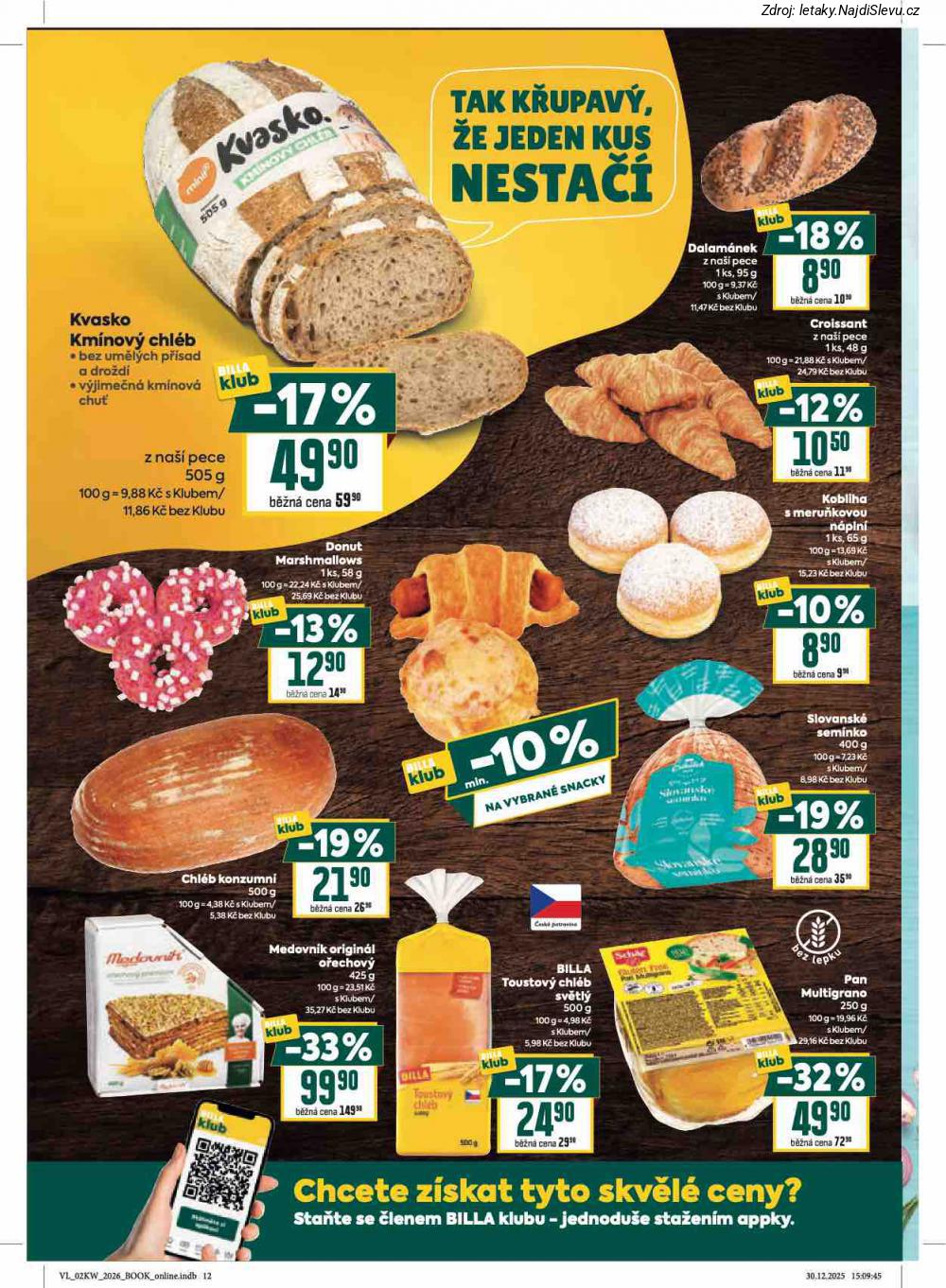 Let�k BILLA (7. 1. - 13. 1. 2026) - strana 16 z 36
