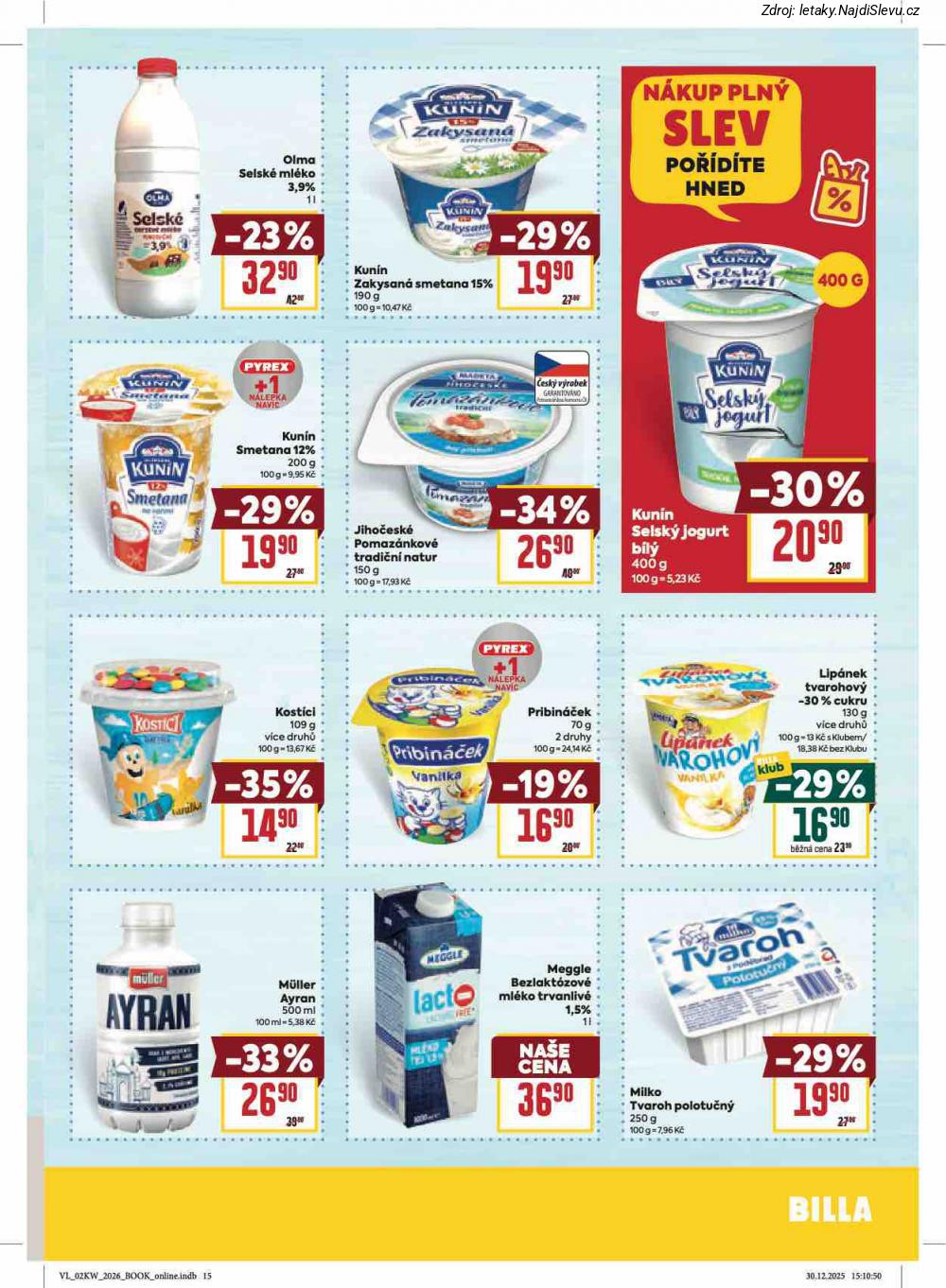 Let�k BILLA (7. 1. - 13. 1. 2026) - strana 19 z 36