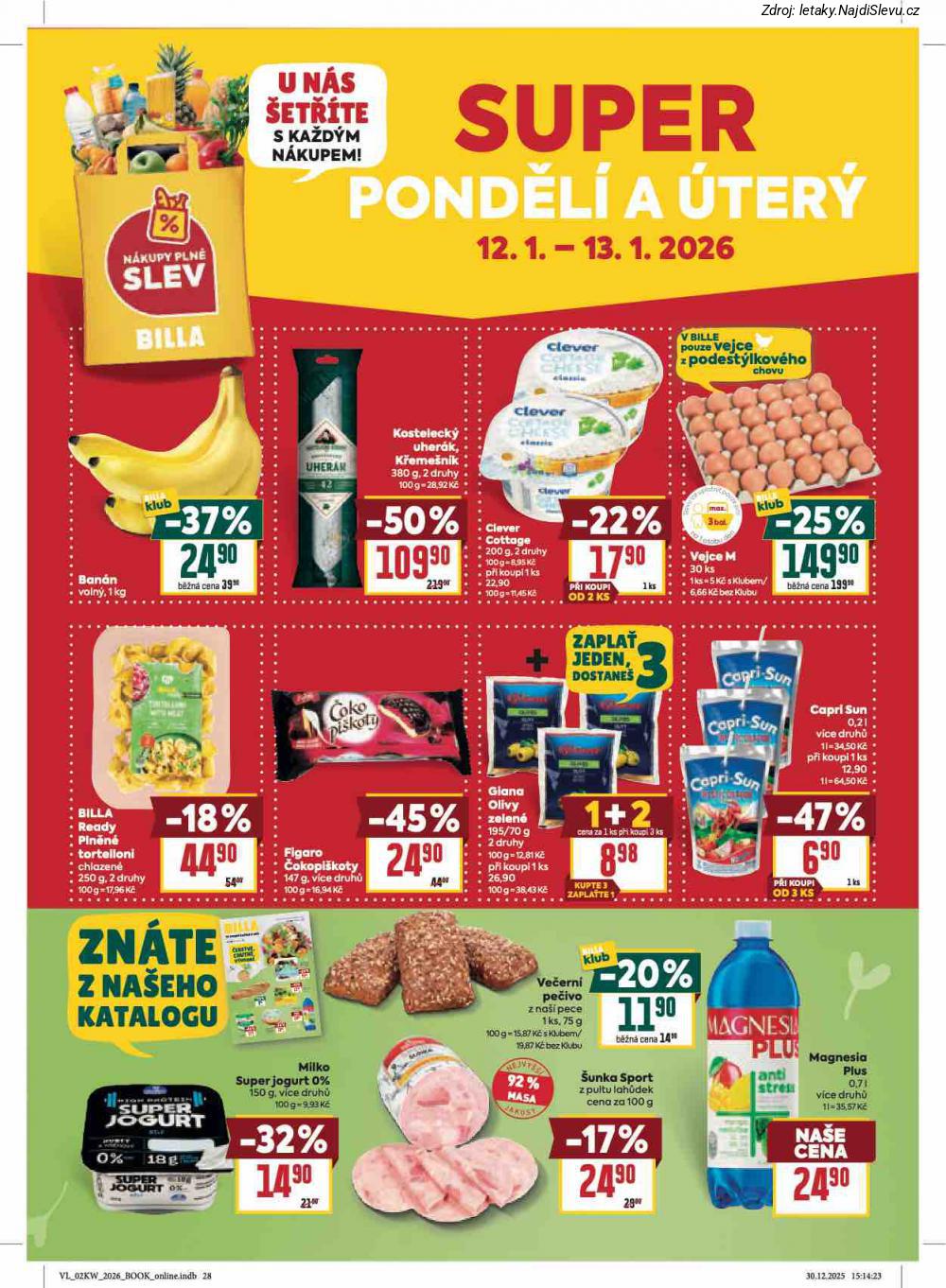 Strana 34 - leták BILLA (7. 1. - 13. 1. 2026)