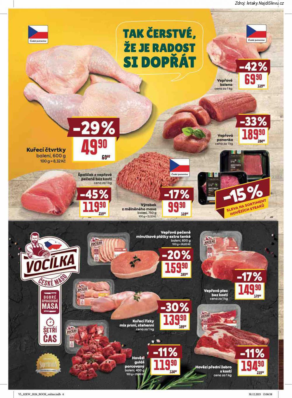 Let�k BILLA (7. 1. - 13. 1. 2026) - strana 6 z 36