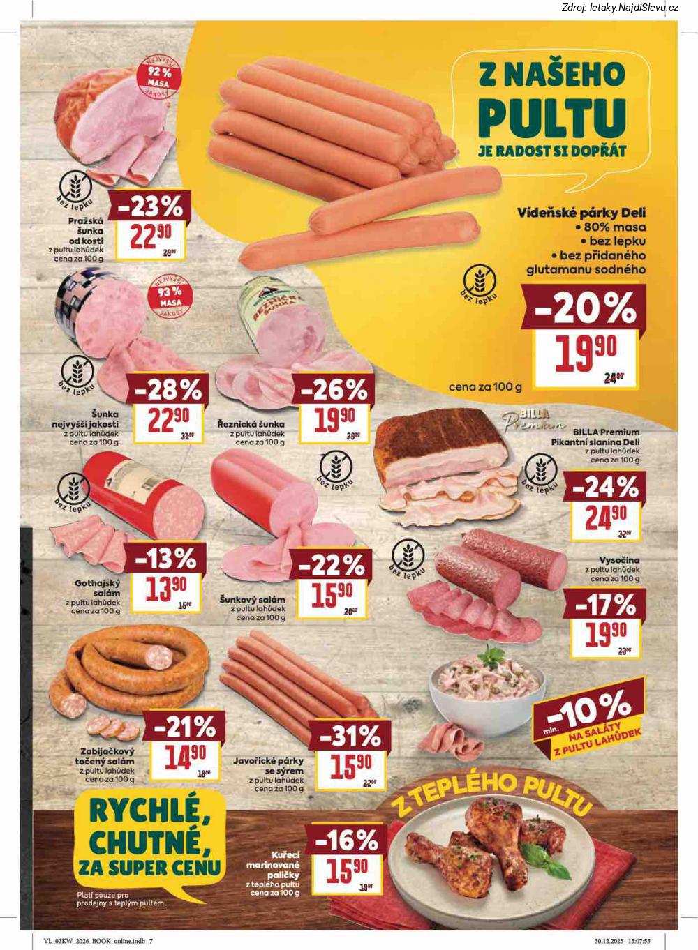 Let�k BILLA (7. 1. - 13. 1. 2026) - strana 7 z 36