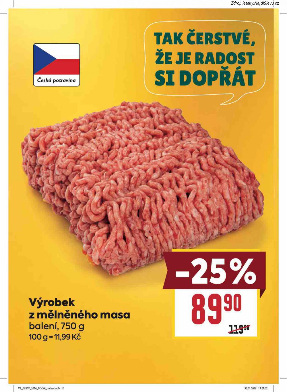 Let�k BILLA  Velk� let�k (4. 2. - 10. 2. 2026) - str. 6: V�ROBEK Z