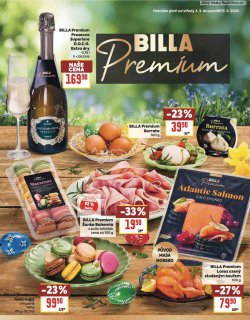 Let�k BILLA 4. 3. - 6. 4. 2026 Katalog: Pr�miov� delikatesy