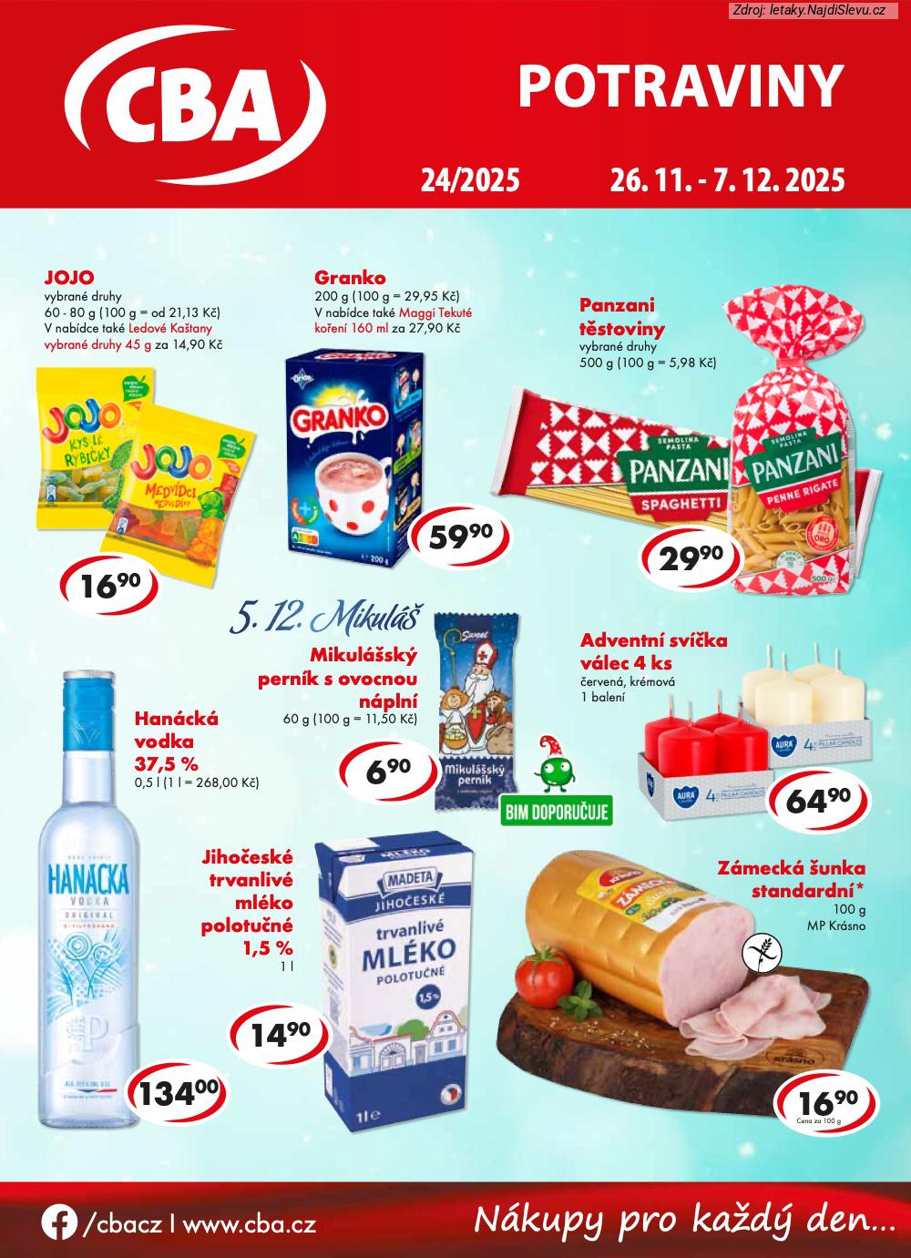 Let�k CBA (26. 11. - 7. 12. 2025) - strana 1 z 6