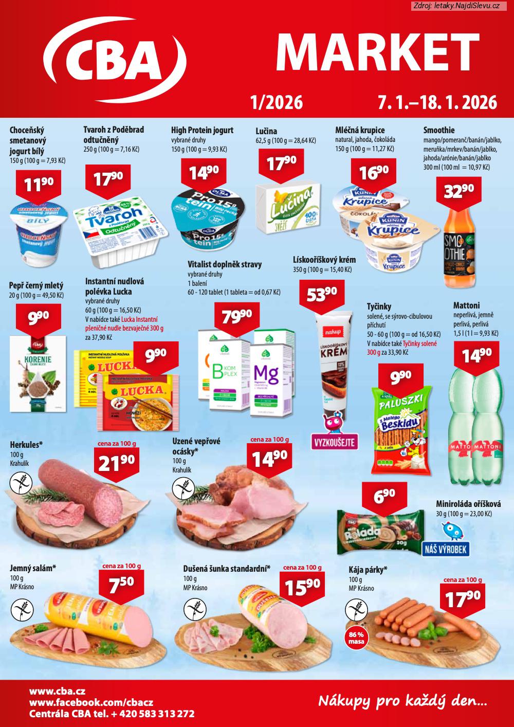Let�k CBA (7. 1. - 18. 1. 2026) - strana 1 z 2