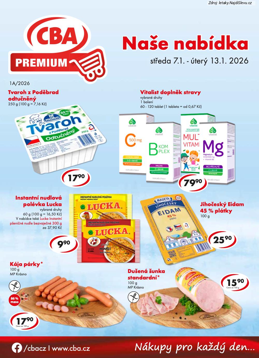 Let�k CBA (7. 1. - 13. 1. 2026) - strana 1 z 4