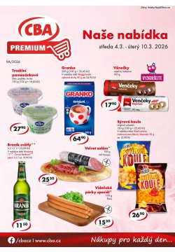 Archivní leták CBA - 4. 3. - 10. 3. 2026