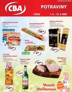 Let�k CBA 1. 4. - 12. 4. 2026 CBA POTRAVINY