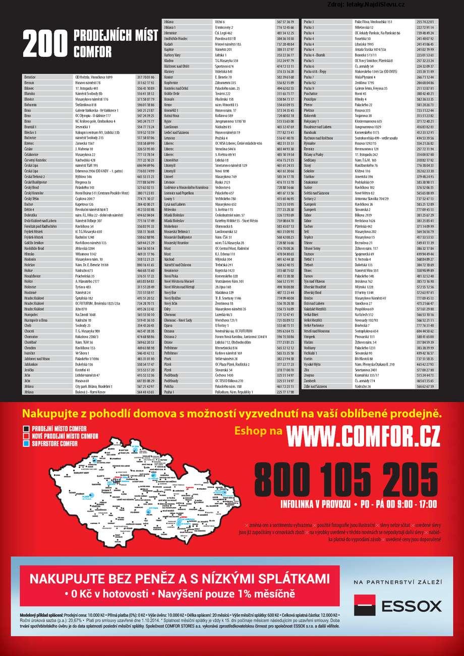 Strana 3 - letk COMFOR (20. 9. - 17. 10. 2014)