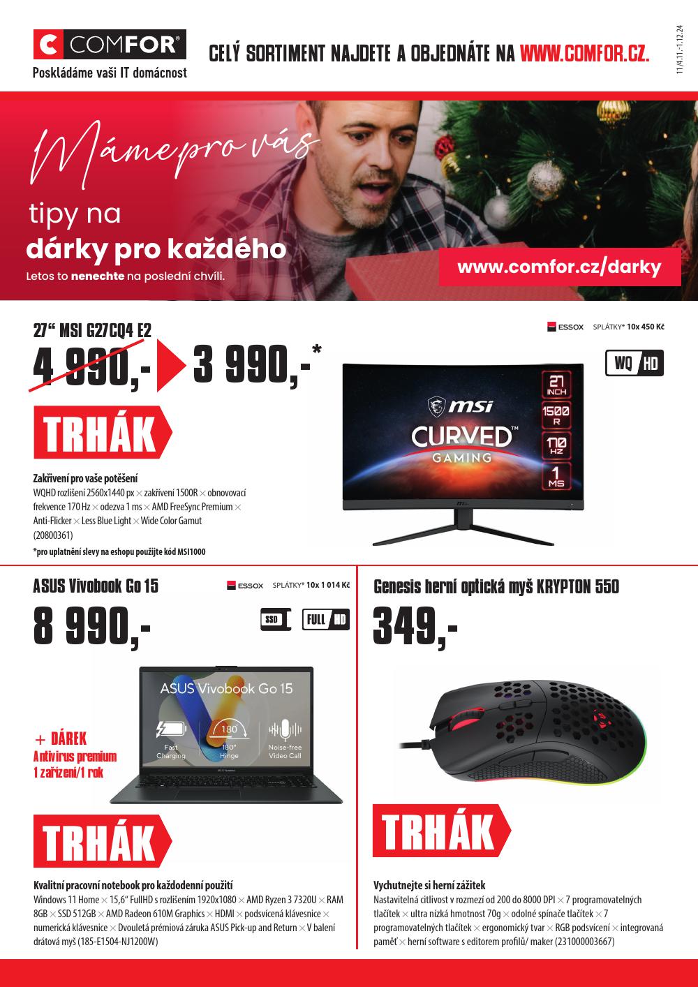 Let�k COMFOR  (4. 11. - 1. 12. 2024) - str. 1