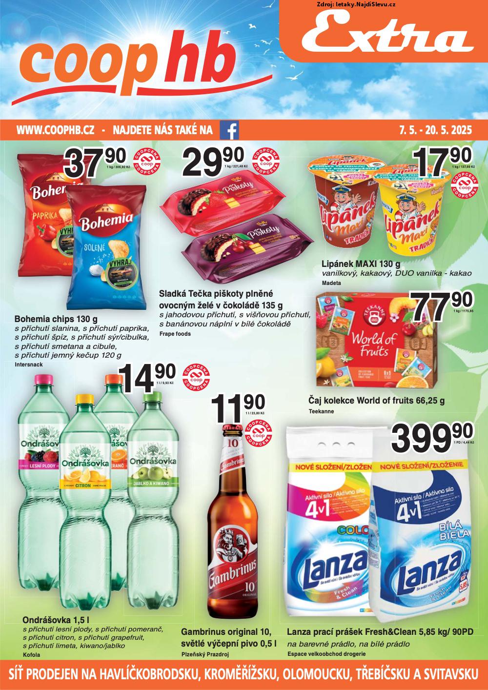 Strana 1 - leták COOP (7. 5. - 20. 5. 2025)