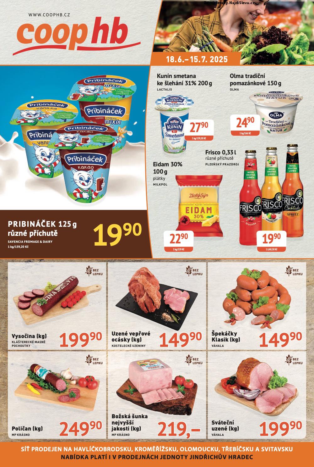 Strana 1 - leták COOP (18. 6. - 15. 7. 2025)