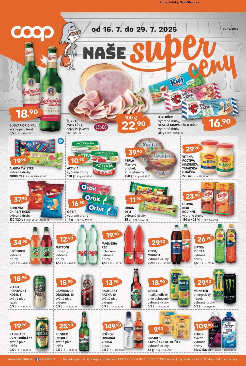 Strana 6 - leták COOP (16. 7. - 12. 8. 2025)