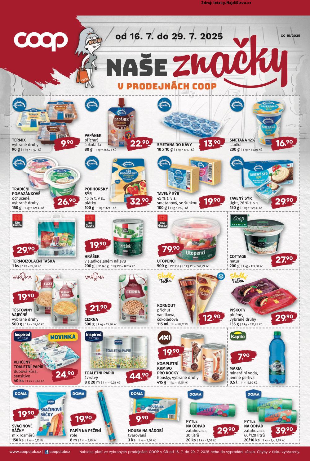 Strana 7 - leták COOP (16. 7. - 12. 8. 2025)