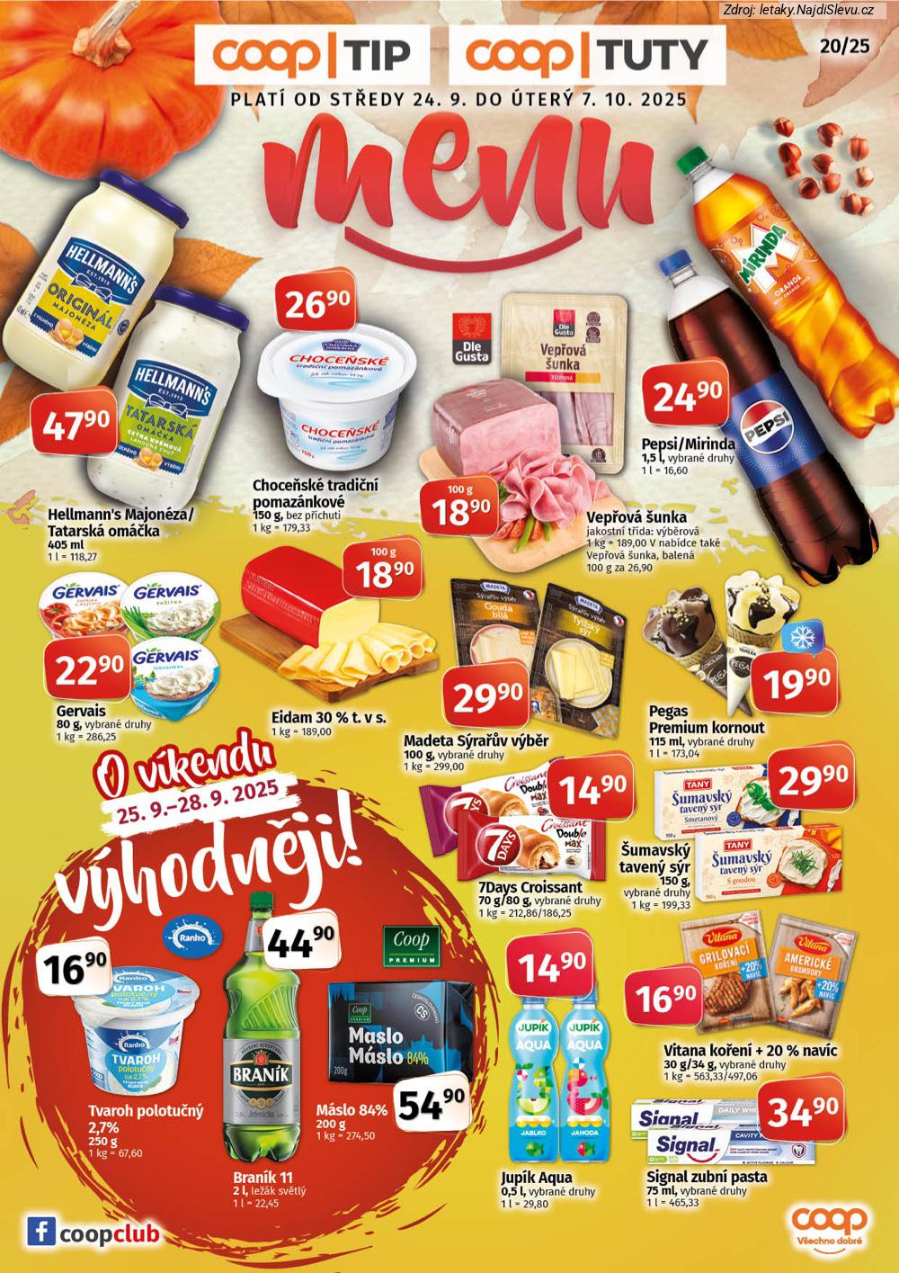 Let�k COOP  COOP TIP, TUTY (24. 9. - 7. 10. 2025) - str. 1