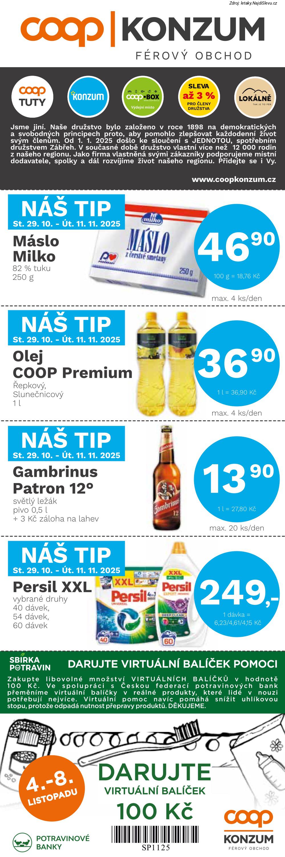 Letk COOP (29. 10. - 11. 11. 2025) - strana 1 z 4