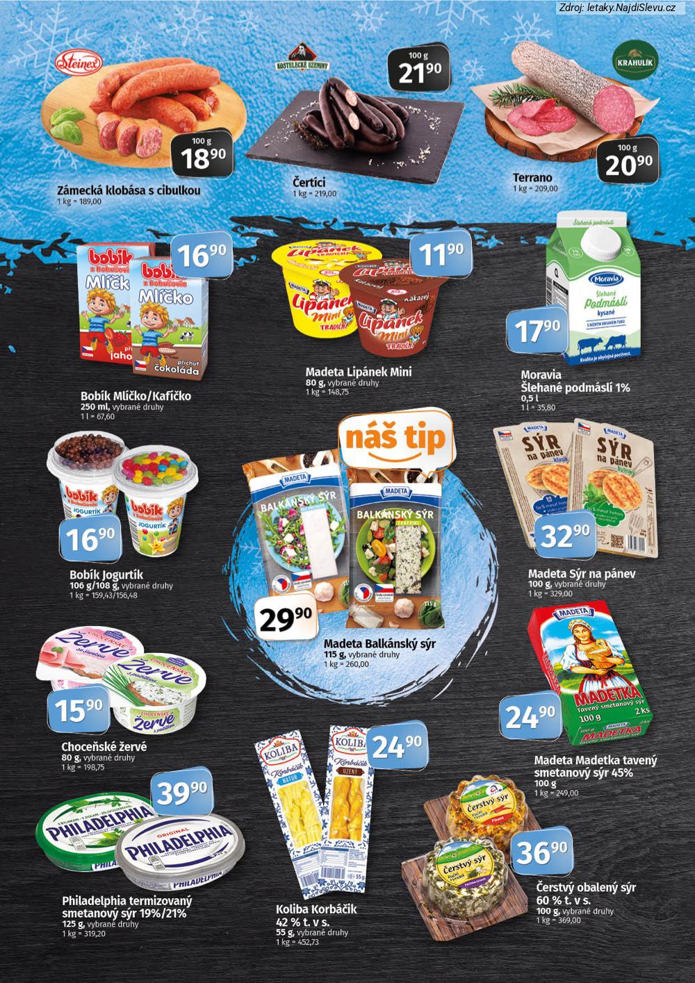 Let�k COOP  COOP TIP (4. 2. - 17. 2. 2026) - str. 2: �erstv� obalen�, Koliba Korb��ik, Madeta Madetka, Choce�sk� �erv�