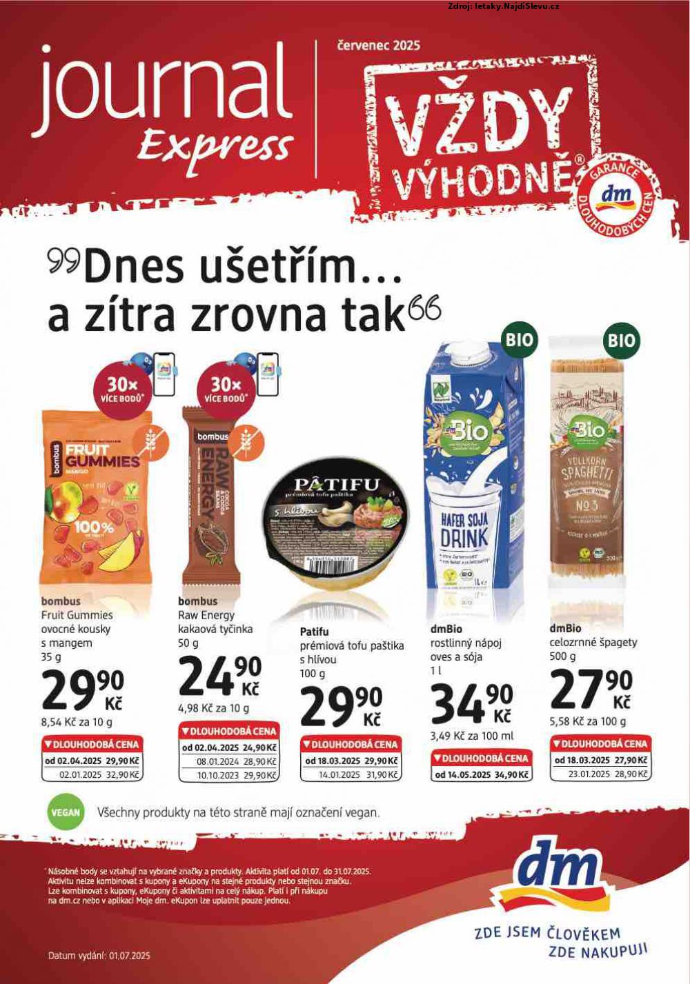 Strana 1 - letk dm drogerie (1. 7. - 31. 7. 2025)