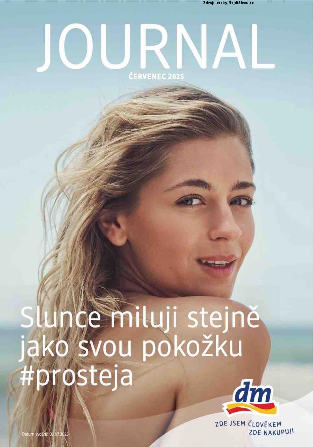 Strana 1 - leták dm drogerie (3. 7. - 6. 8. 2025)
