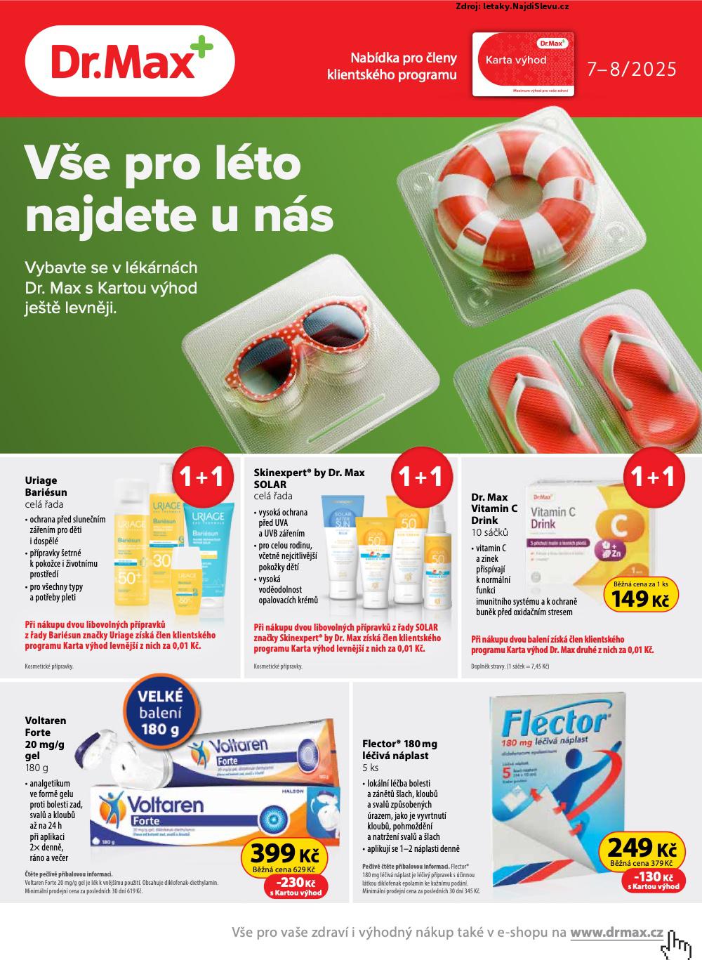 Strana 1 - let�k Dr. Max (1. 7. - 31. 8. 2025)