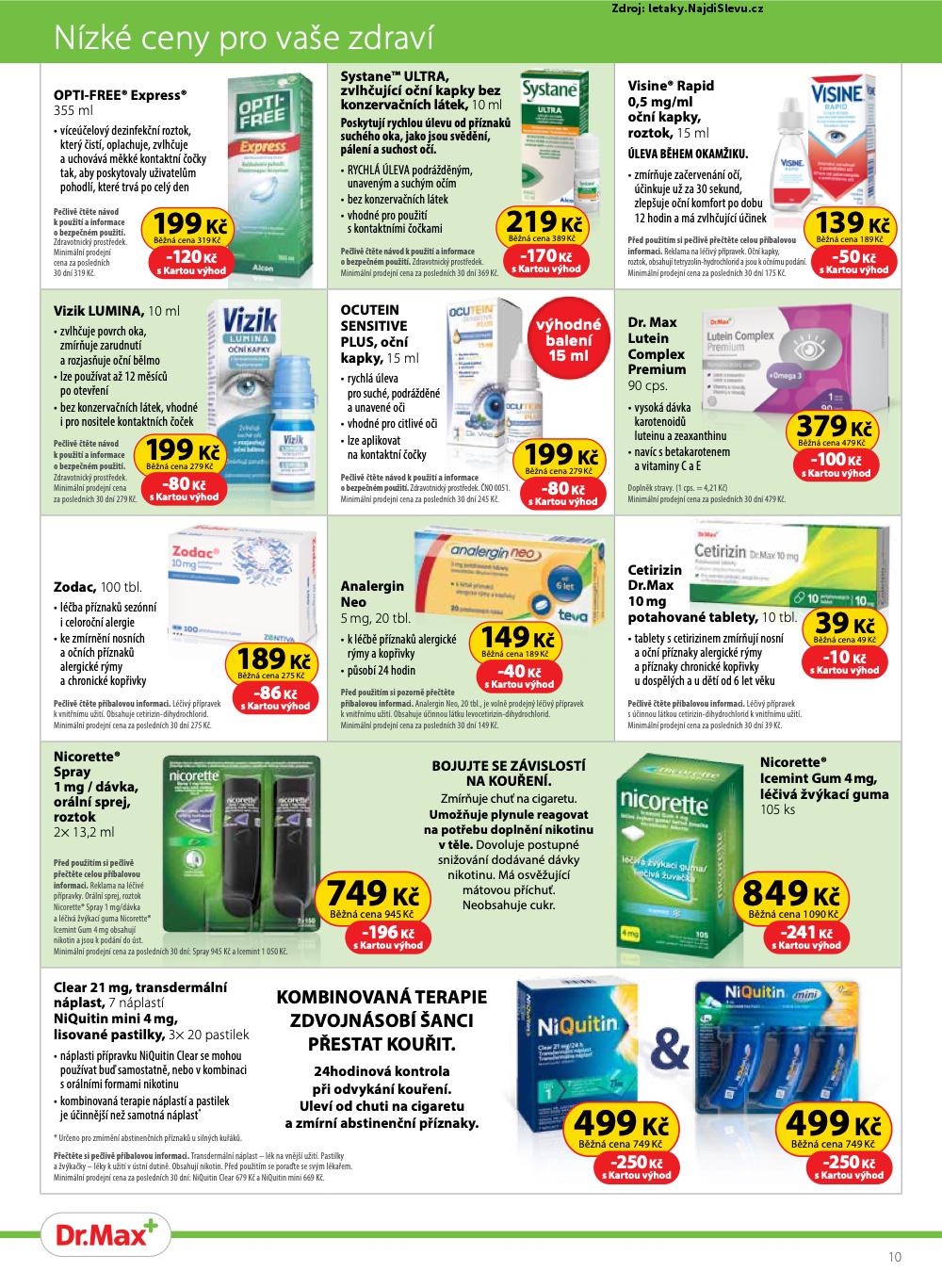 Strana 10 - let�k Dr. Max (1. 7. - 31. 8. 2025)