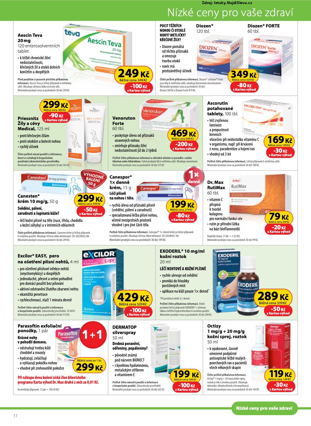 Strana 11 - let�k Dr. Max (1. 7. - 31. 8. 2025)