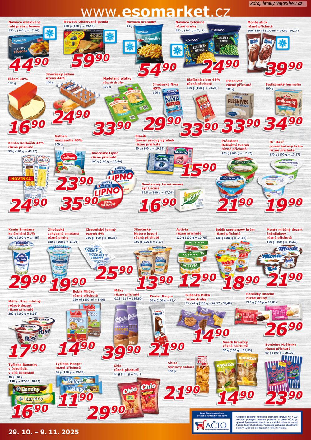 Letk ESO MARKET (29. 10. - 9. 11. 2025) - strana 3 z 5