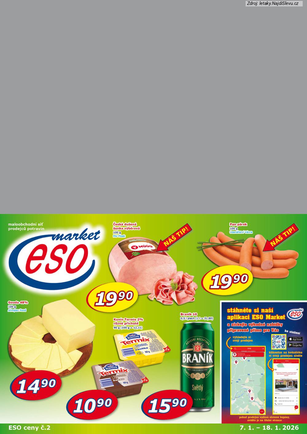 Let�k ESO MARKET (7. 1. - 18. 1. 2026) - strana 1 z 5