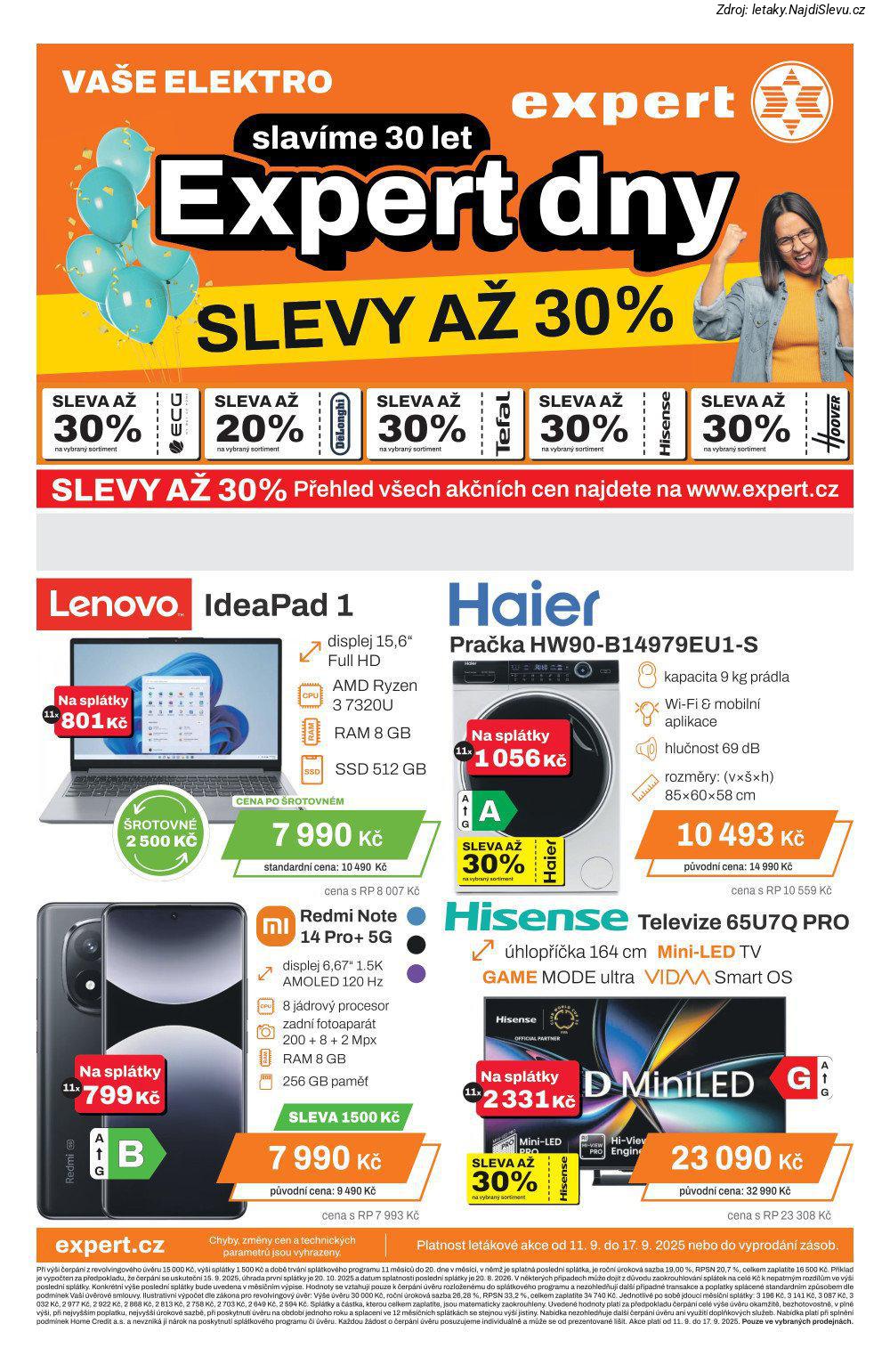 Letk Expert Elektro (11. 9. - 17. 9. 2025) - strana 1 z 8