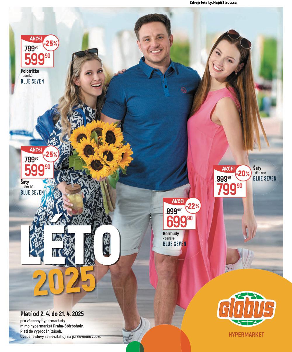 Strana 1 - leták Globus (2. 4. - 21. 4. 2025)
