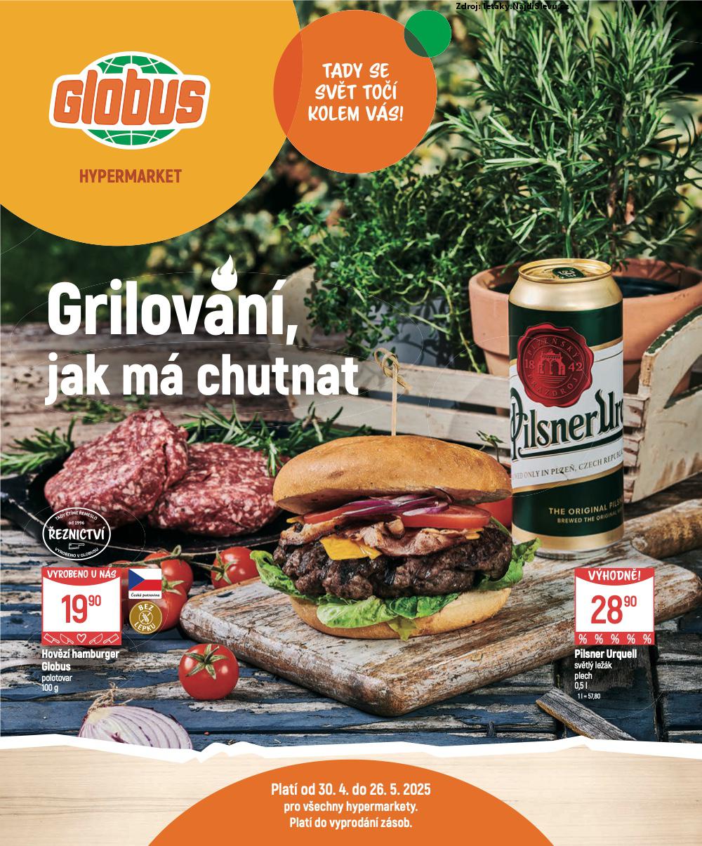 Strana 1 - letk Globus (30. 4. - 26. 5. 2025)