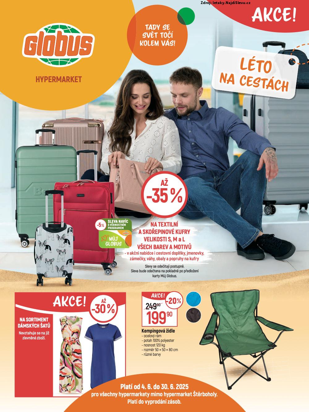 Strana 1 - letk Globus (4. 6. - 30. 6. 2025)