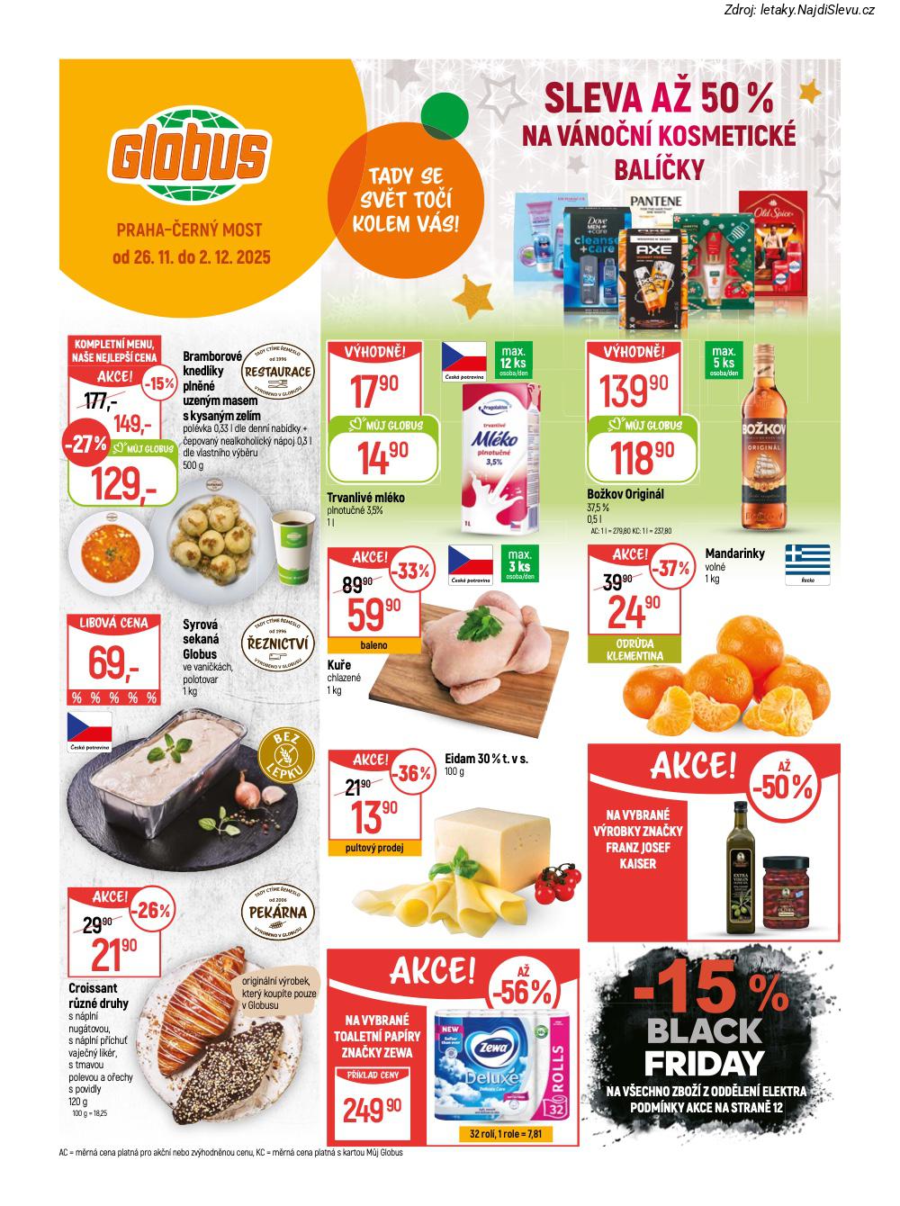 Let�k Globus  Praha��ern� Most (26. 11. - 2. 12. 2025) - str. 1