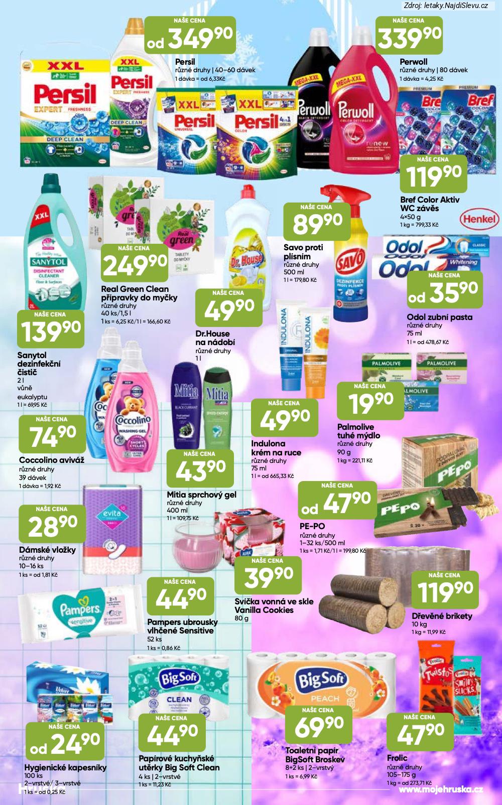 Let�k Hru�ka  Katalog (8. 1. - 16. 2. 2026) - str. 5: Persil r�zn�, Perwoll r�zn�, Bref Color, Coccolino aviv�