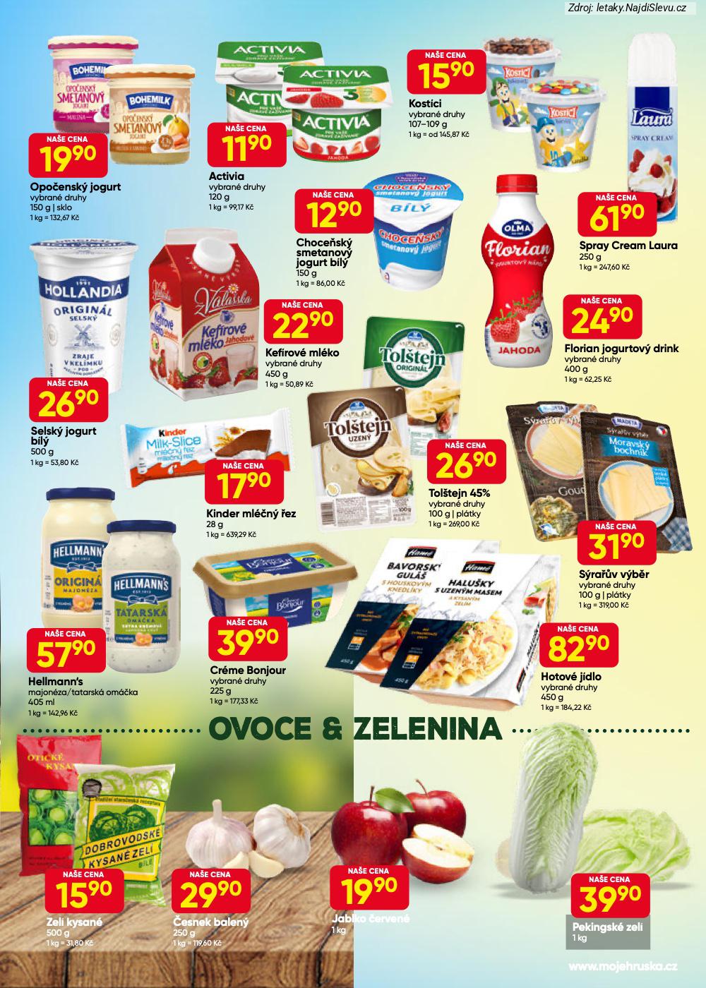 Let�k Hru�ka  (4. 2. - 10. 2. 2026) - str. 3: Jablko �erven�, �esnek balen�, Zel� kysan�, Pekingsk� zel�