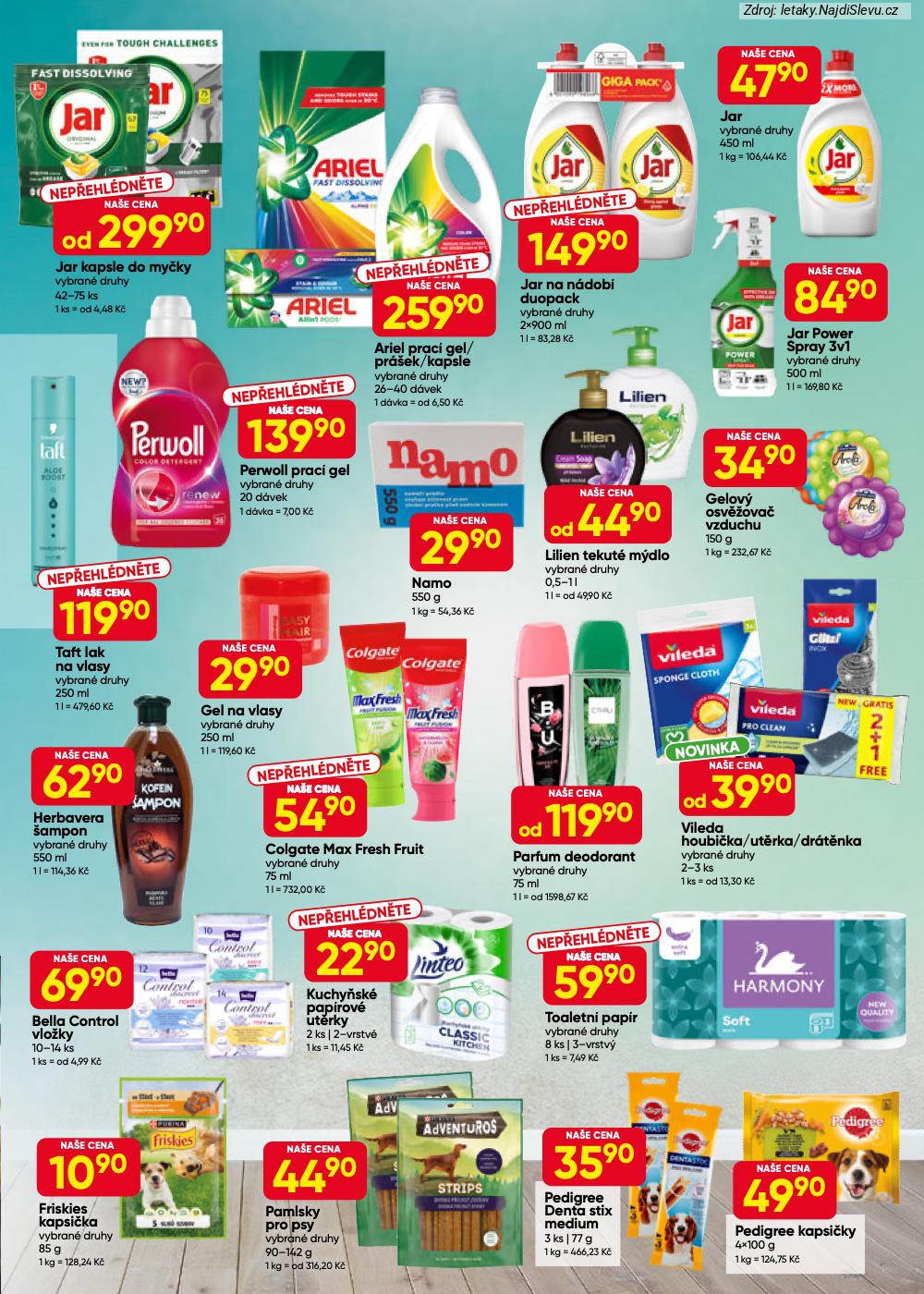 Let�k Hru�ka  (4. 2. - 10. 2. 2026) - str. 7: Pedigree kapsi�ky, Pedigree Denta, Pamlsky pro, Friskies kapsi�ka