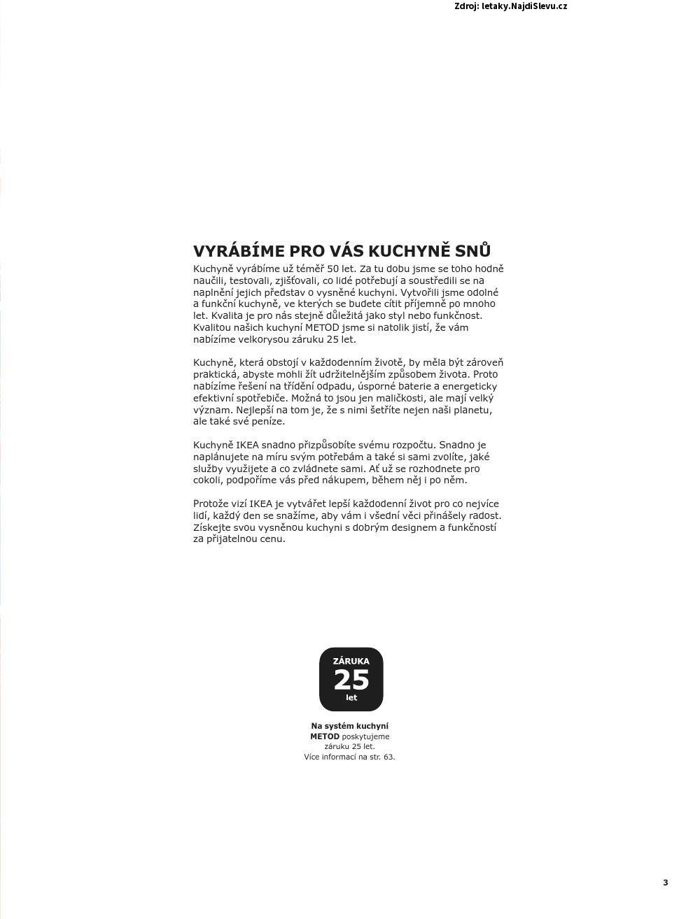 Strana 3 - letk IKEA (1. 10. - 31. 7. 2019)